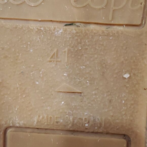 Eric Michaels Serena blue nubuck zip front platform espadrille. Size 41 / 10 - Picture 7 of 8